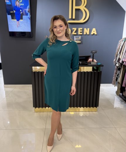 Rochie verde model Victoria