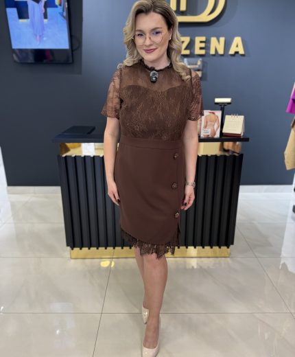 Rochie de ocazie cu dantela model Sonia